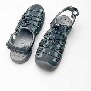 EDDIE BAUER Kelowna Lightweight Adjustable Front Cord  Heel Strap Sandals 8.5